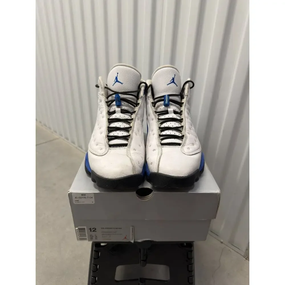 Nike Air Jordan 13 Hyper Royal White 2018 Size 12 Men's - 414571-117
